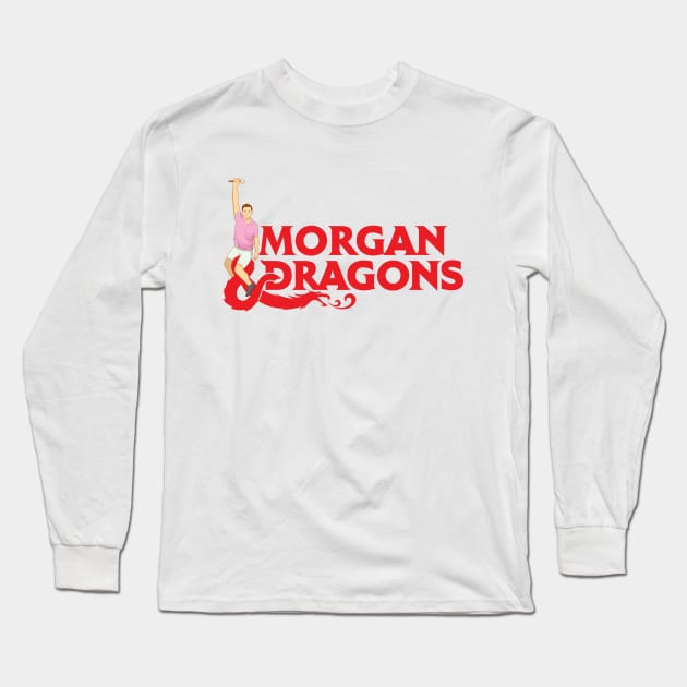 Morgan and Dragons Long Sleeve T-Shirt by How Did This Get Made?